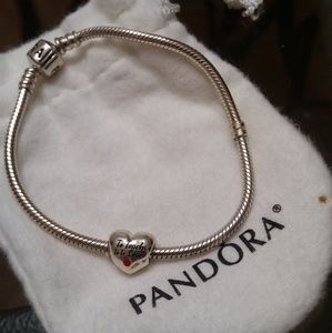 NWoT Pandora silver charm bracelet